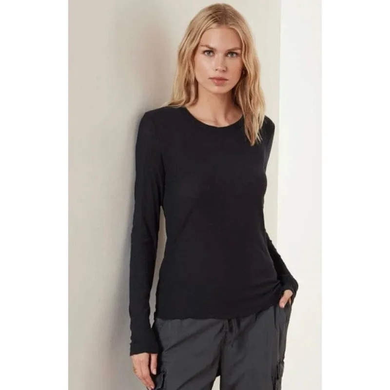 James Perse Long Sleeve Crew Tee sold by Anastasia