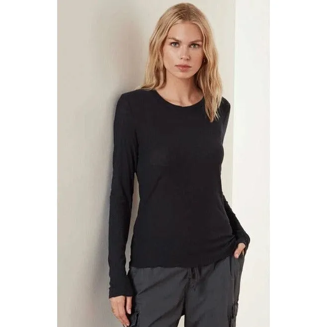 James Perse Long Sleeve Crew Tee sold by Anastasia
