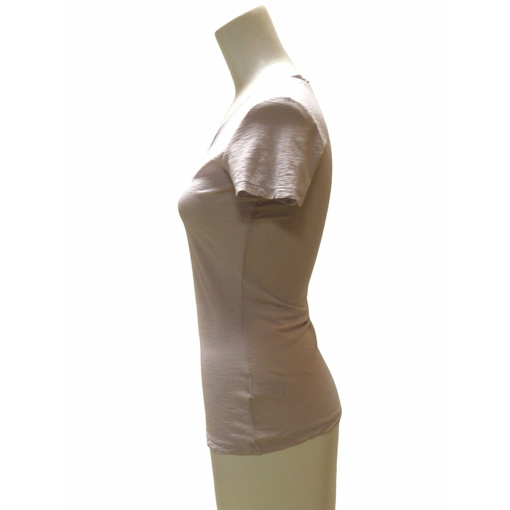 James Perse Casual V-Neck Tee - Cotton Slub Top sold by Anastasia product image thumbnail 4