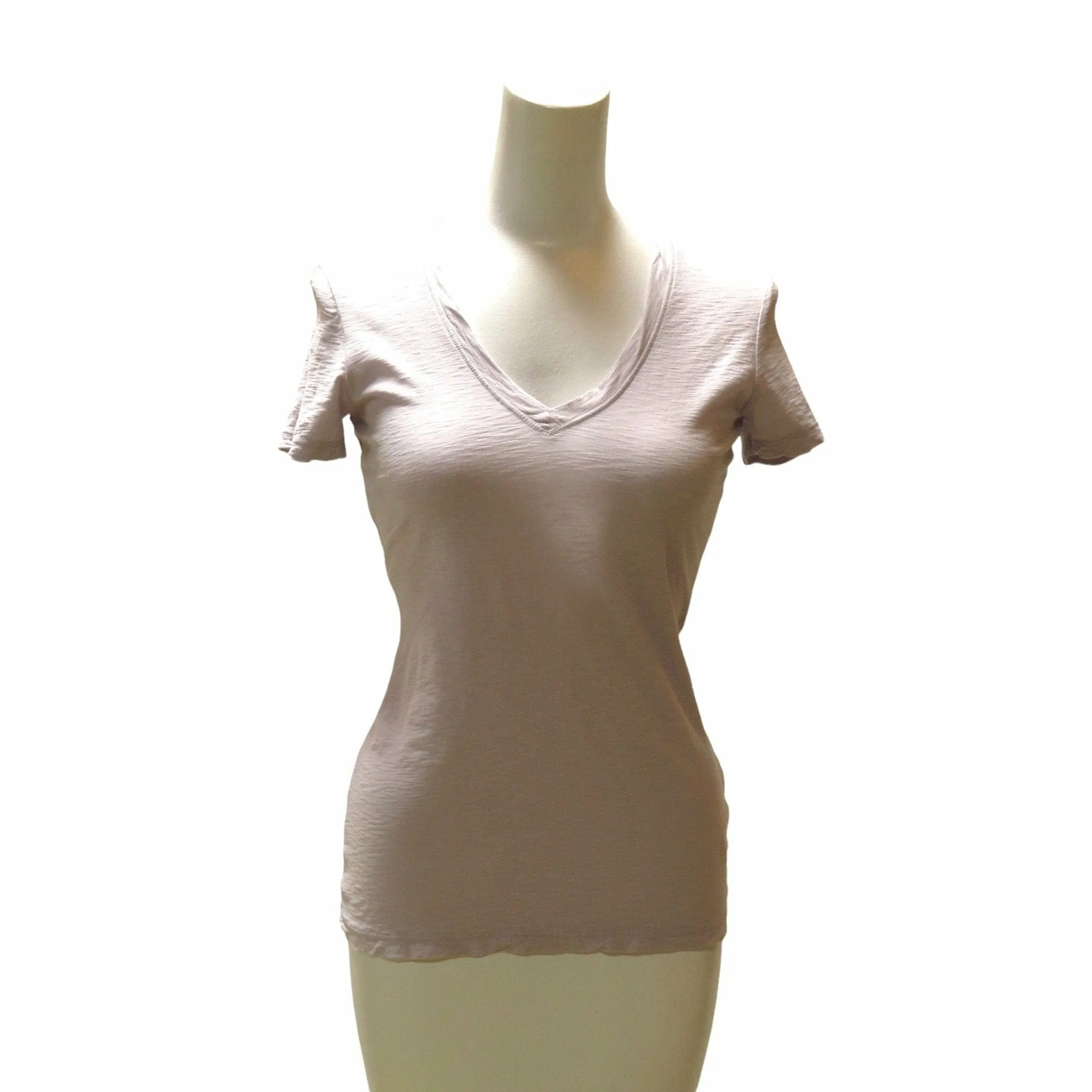 James Perse Casual V-Neck Tee - Cotton Slub Top sold by Anastasia product image thumbnail 2