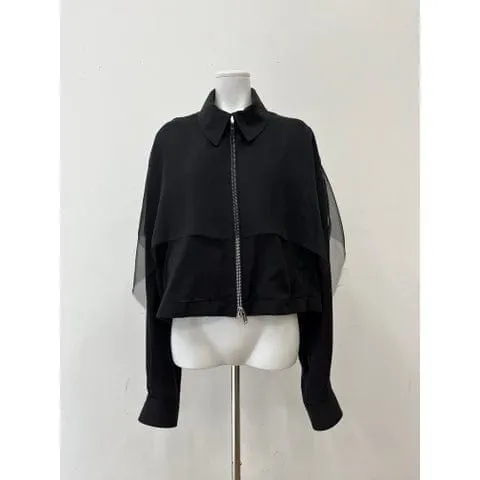 Undercover 24 Black Blouson sold by Anastasia product image thumbnail 3