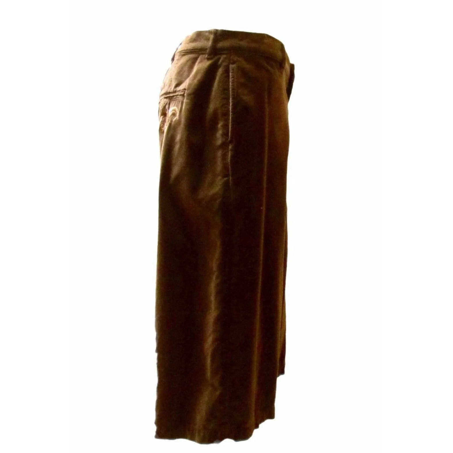 Jean Paul Gaultier Short Brown Velvet Pant sold by Anastasia product image thumbnail 4