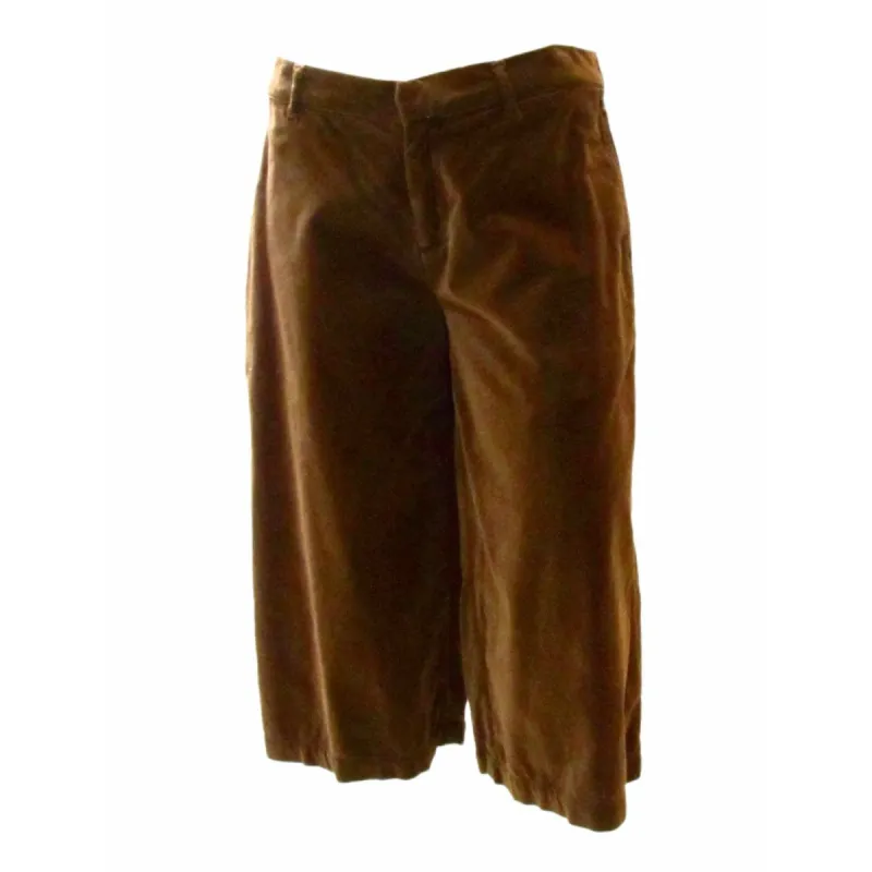 Jean Paul Gaultier Short Brown Velvet Pant sold by Anastasia