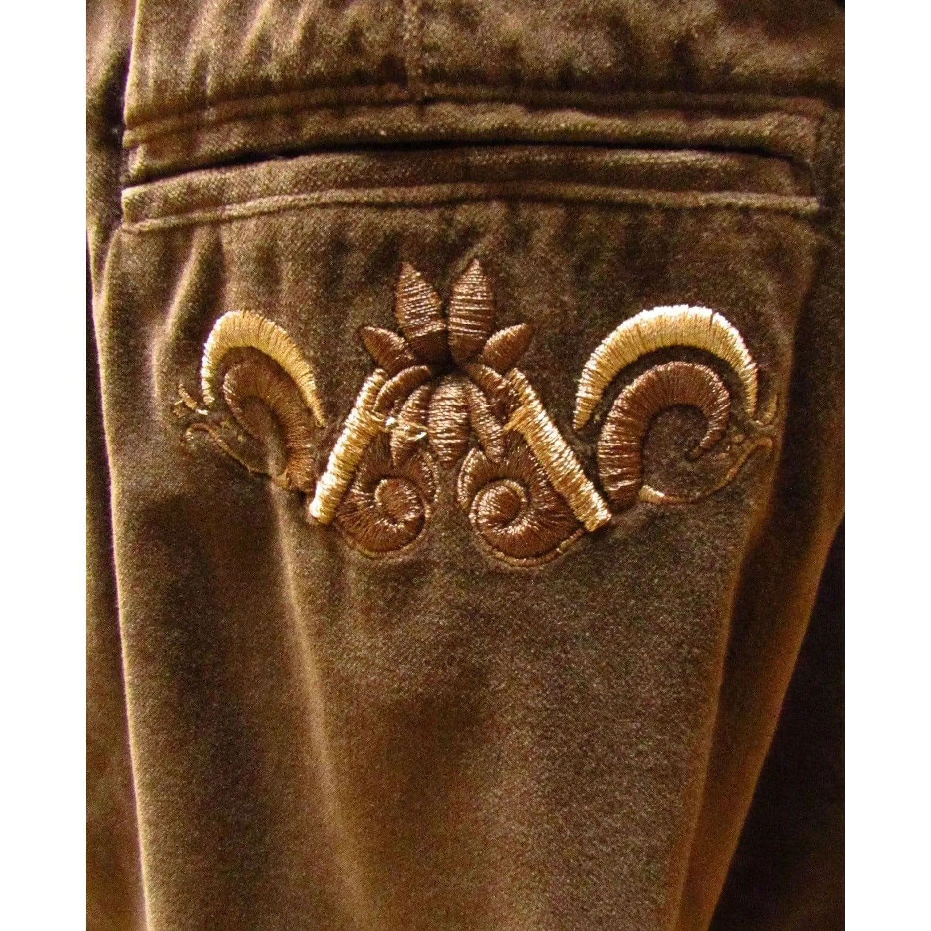 Jean Paul Gaultier Short Brown Velvet Pant sold by Anastasia product image thumbnail 5