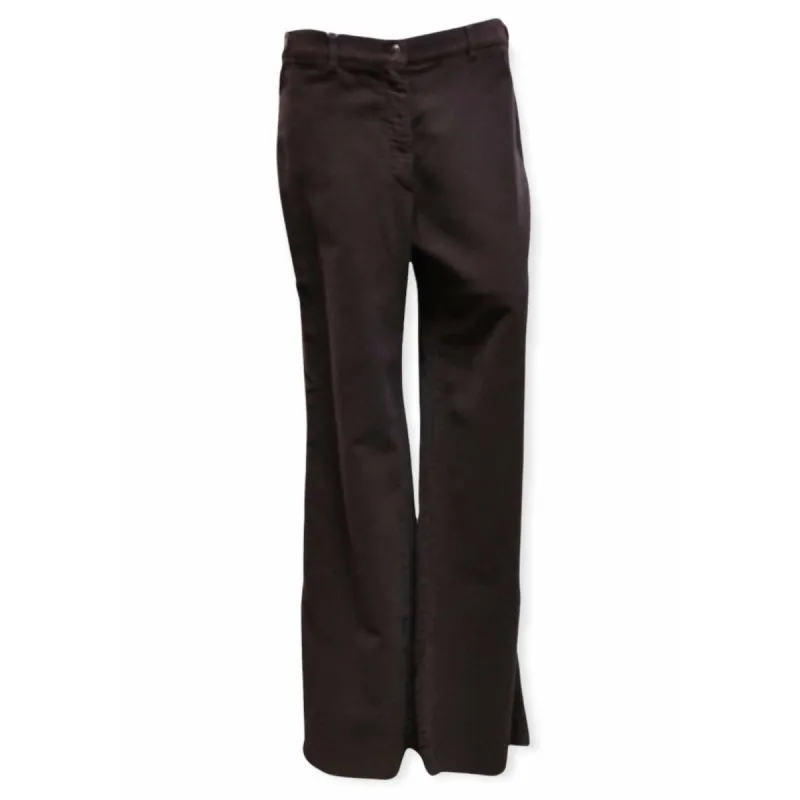 Maison Martin Margiela Brown Flannel Pant - Brushed Cotton Adjustable Waist sold by Anastasia
