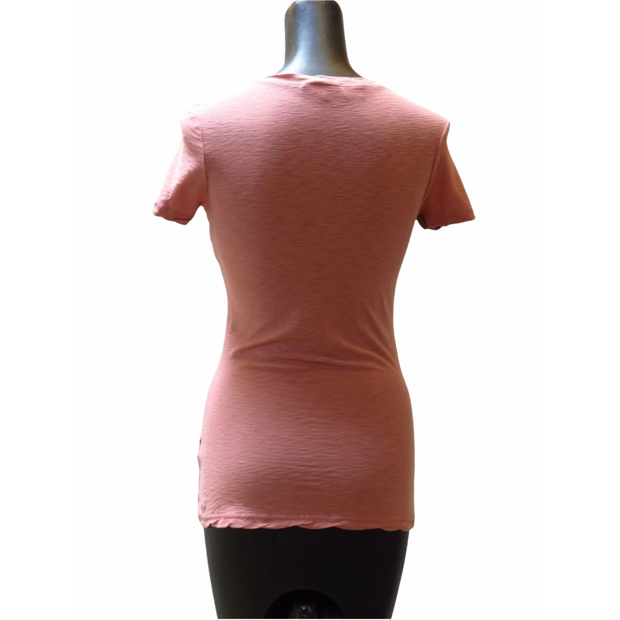James Perse Casual V-Neck Tee - Cotton Slub Top sold by Anastasia product image thumbnail 4