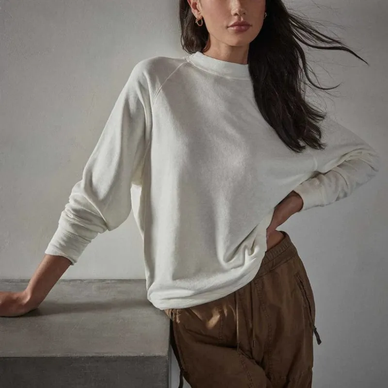 James Perse Mock Neck Sweat Shirt sold by Anastasia