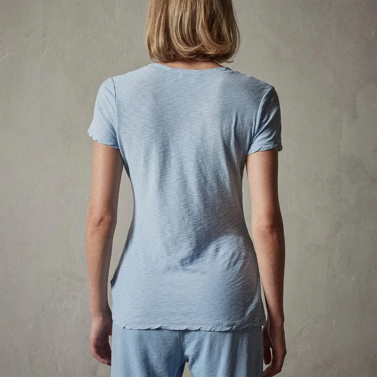 James Perse Sheer Slub V Neck Tee - Fitted Cotton Slub sold by Anastasia product image thumbnail 4