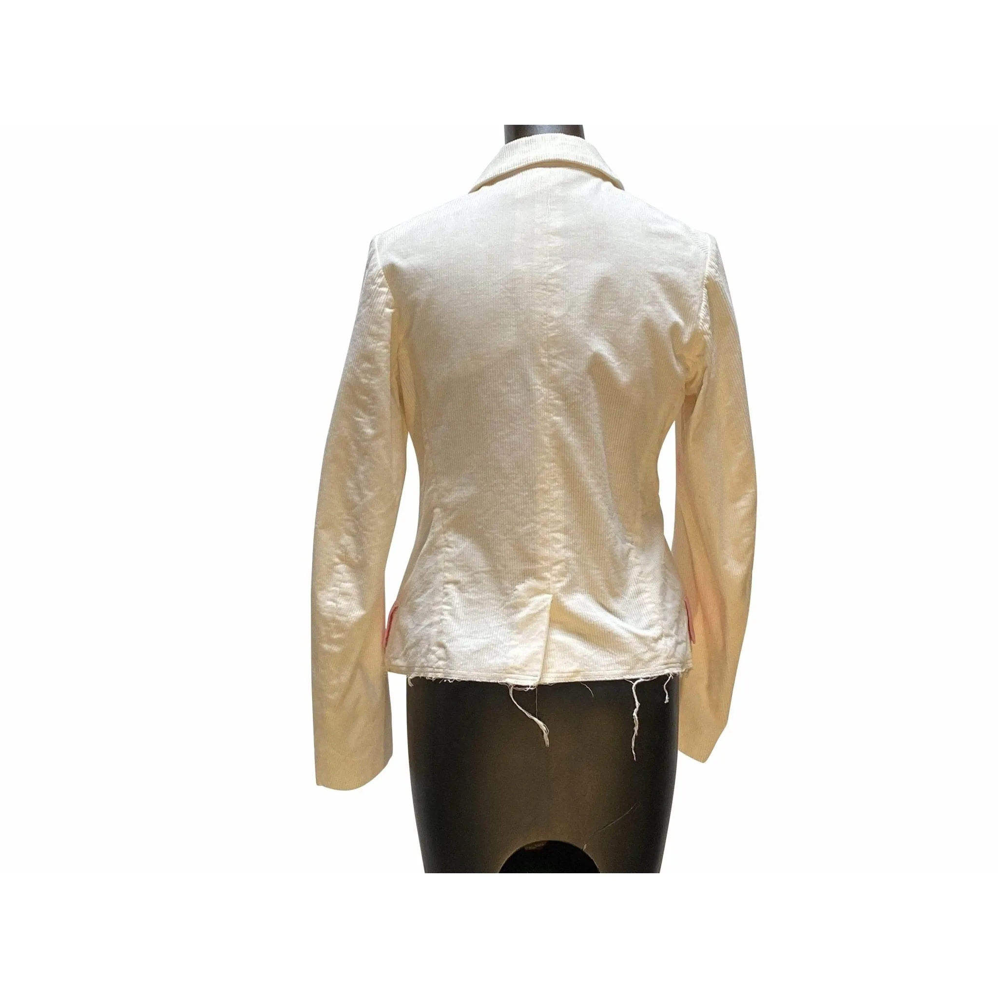 Comme des Garçons Jacket - Cream Corduroy Velvet sold by Anastasia product image thumbnail 3