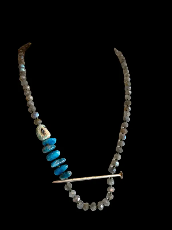 Driving Through Stone Necklace made by Anastasia