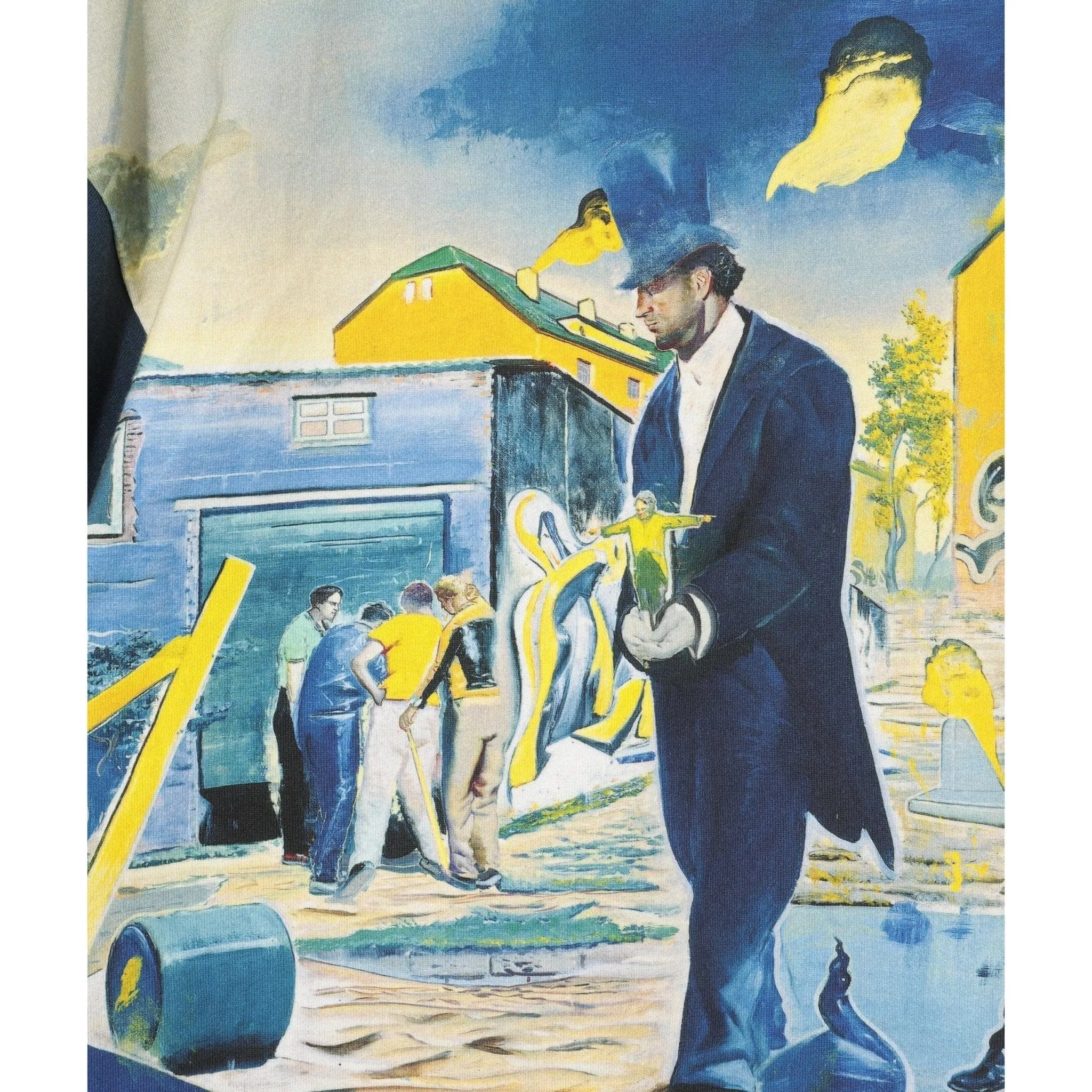 Undercover24 Dark Navy Graphic Tee - Cotton Art Print sold by Anastasia product image thumbnail 4