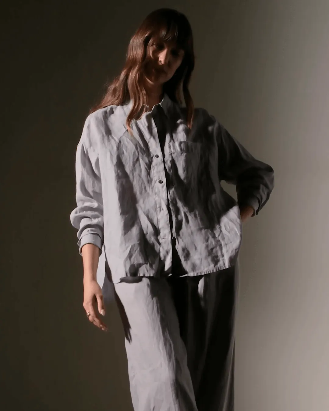 James Perse Oversized Shirt - 100% Linen Garment Dyed sold by Anastasia product image thumbnail 2
