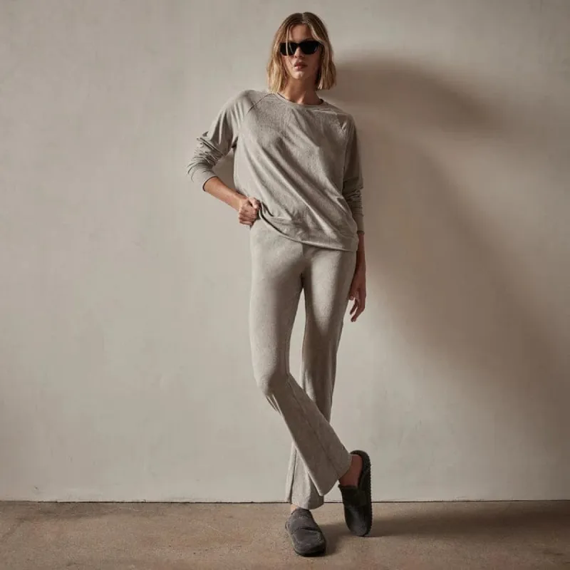 James Perse Stretch Velvet Sweatshirt sold by Anastasia