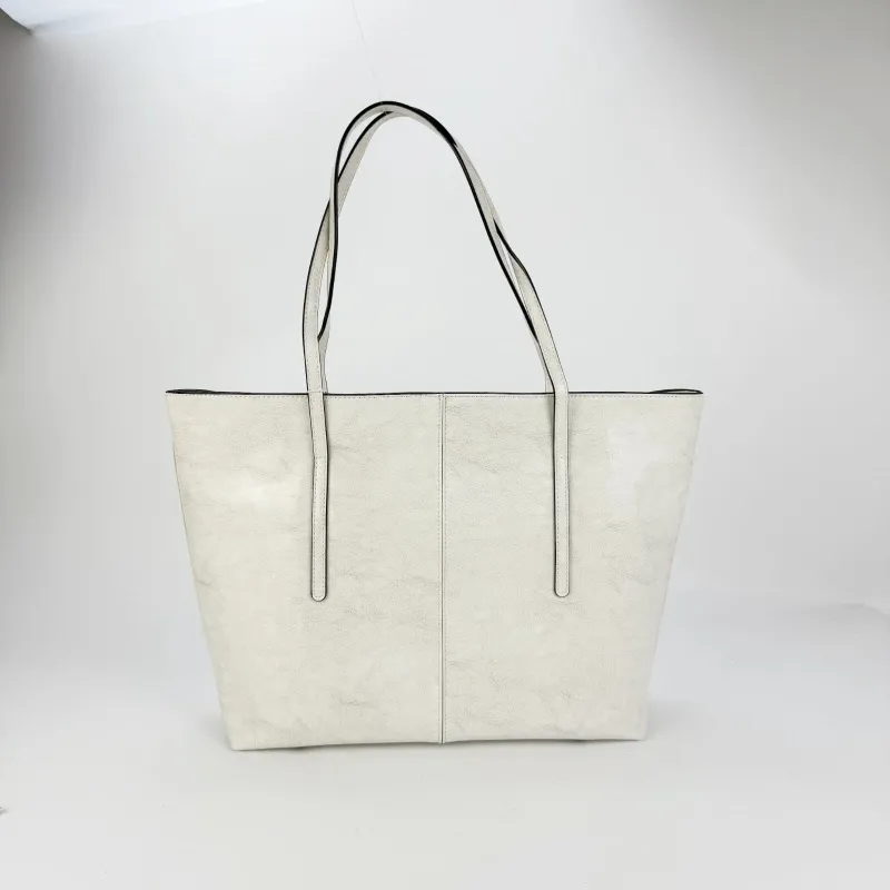 Off white Shopper Tote case study sold by Anastasia
