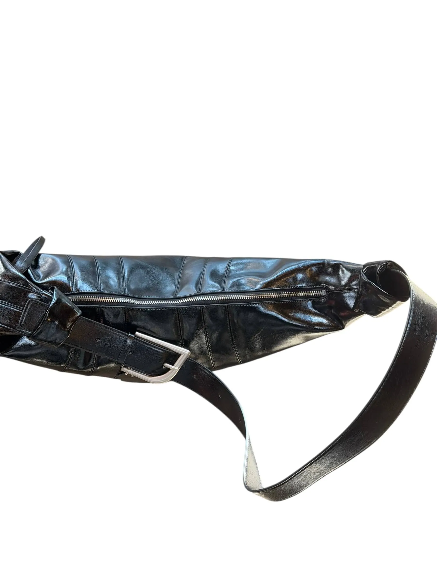 case study crossbody polished saddle bag sold by Anastasia product image thumbnail 4