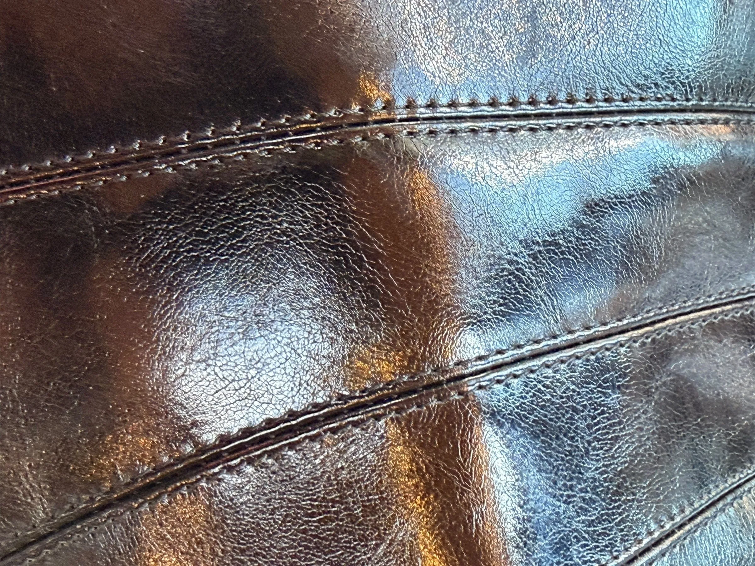 case study crossbody polished saddle bag sold by Anastasia product image thumbnail 2