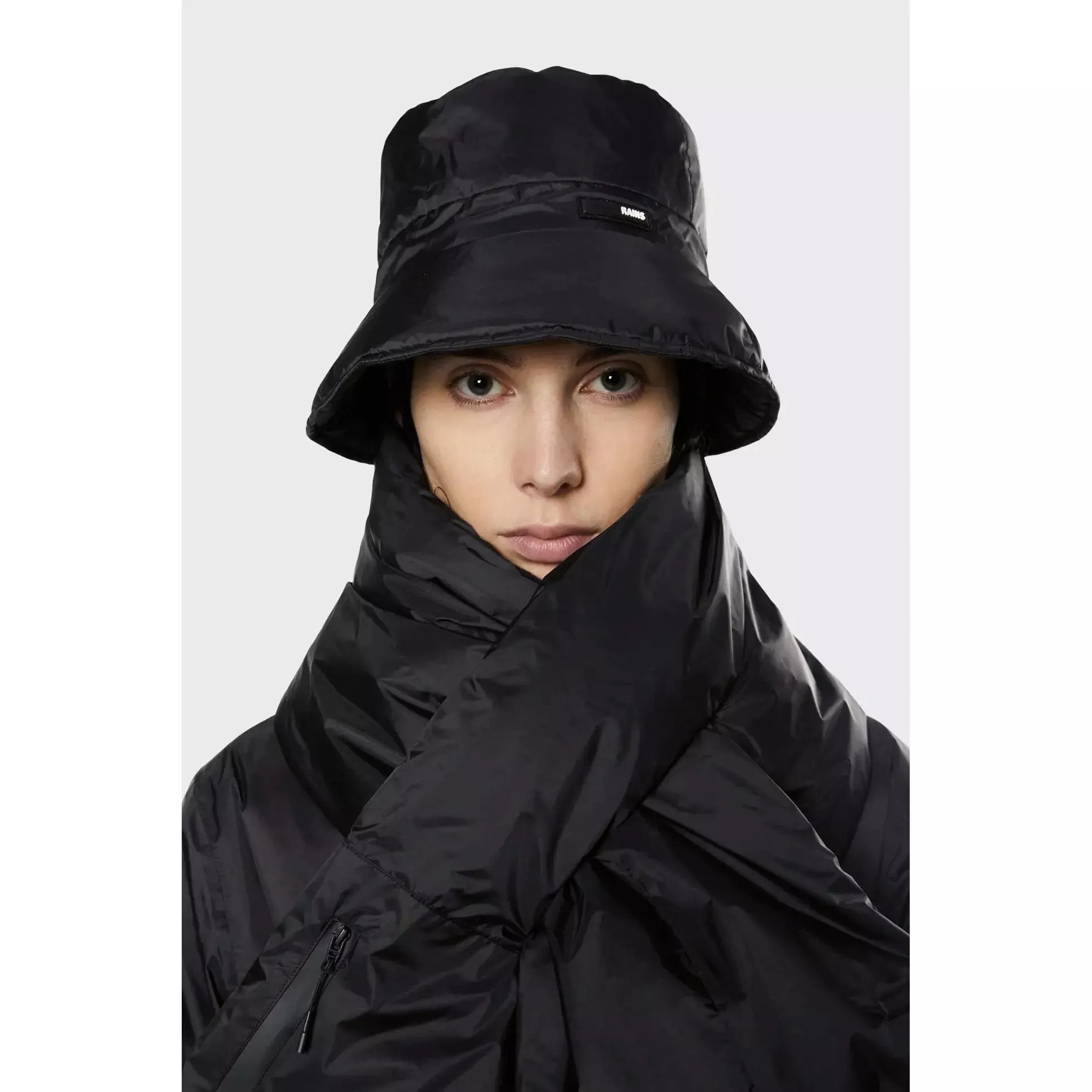 RAINS Padded Nylon Bucket Hat - Insulated Winter Hat sold by Anastasia product image thumbnail 2