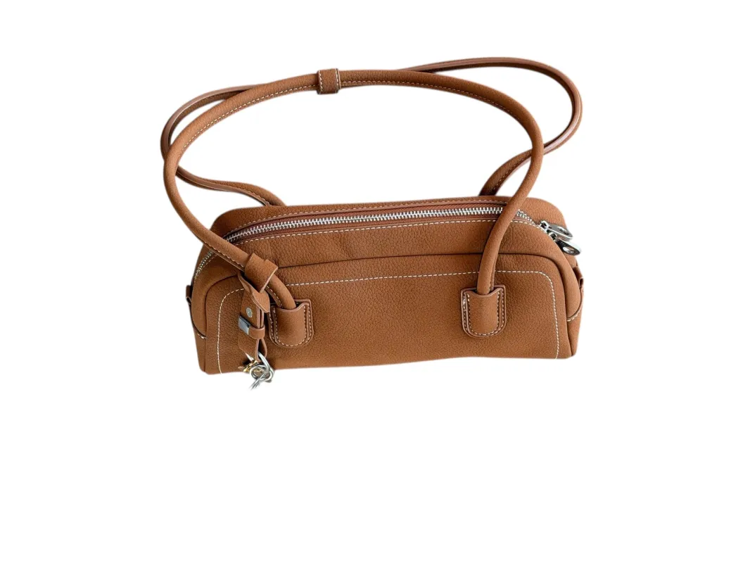 Sued shoulder Bag made by Anastasia