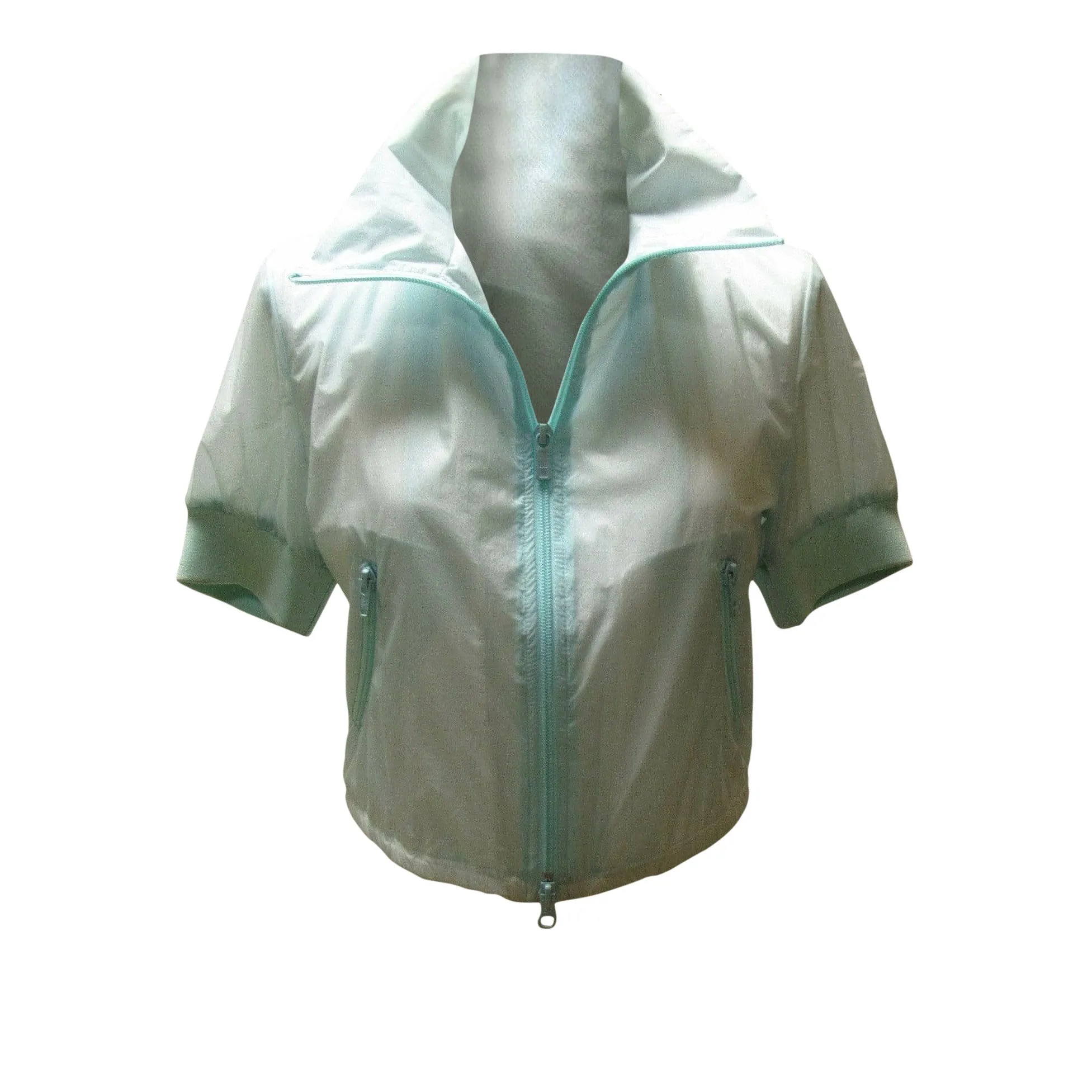 Y-3 Yohji Yamamoto Vapor Cheerleader Jacket - Cropped Mesh Lined sold by Anastasia