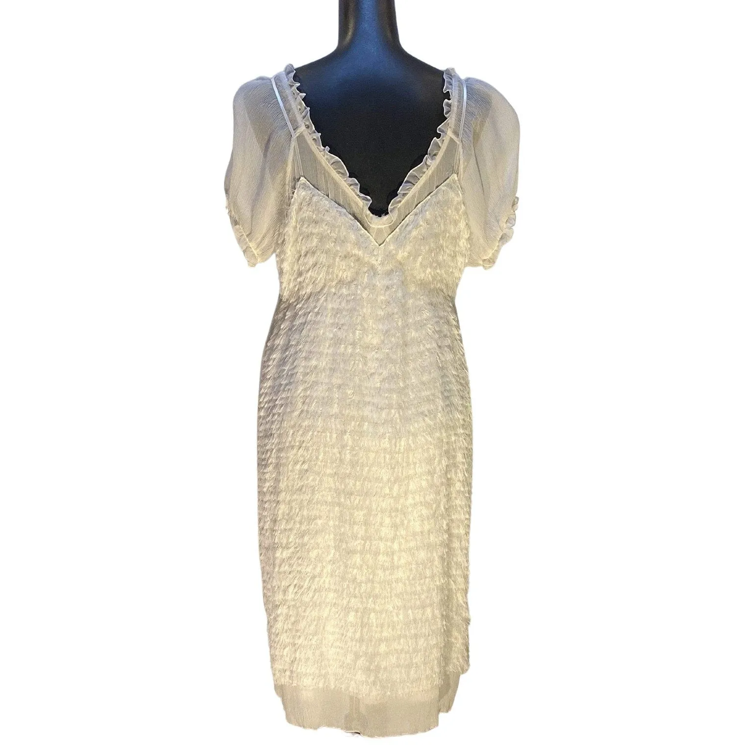 Undercover Vintage Sheer Feather Dress sold by Anastasia product image thumbnail 2