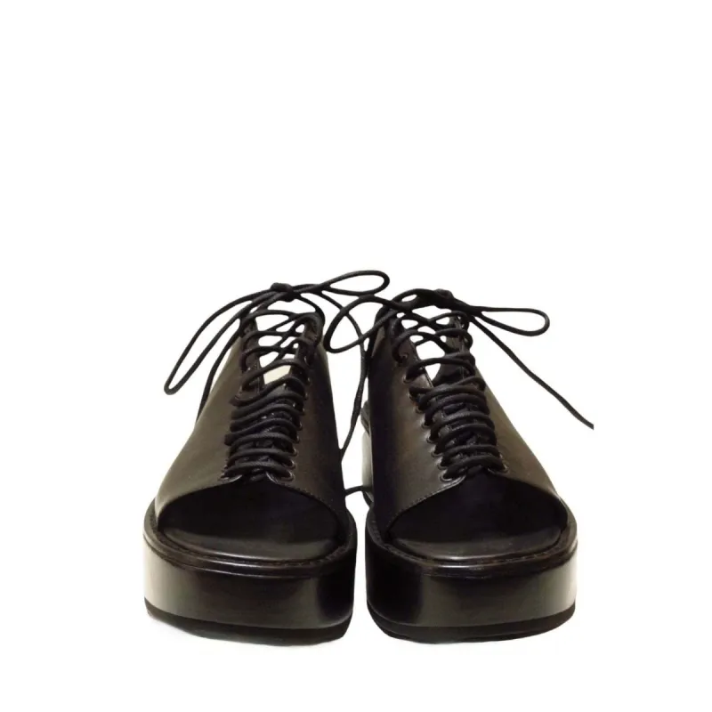 Ann Demeulemeester Platform Lace Up Sandal sold by Anastasia