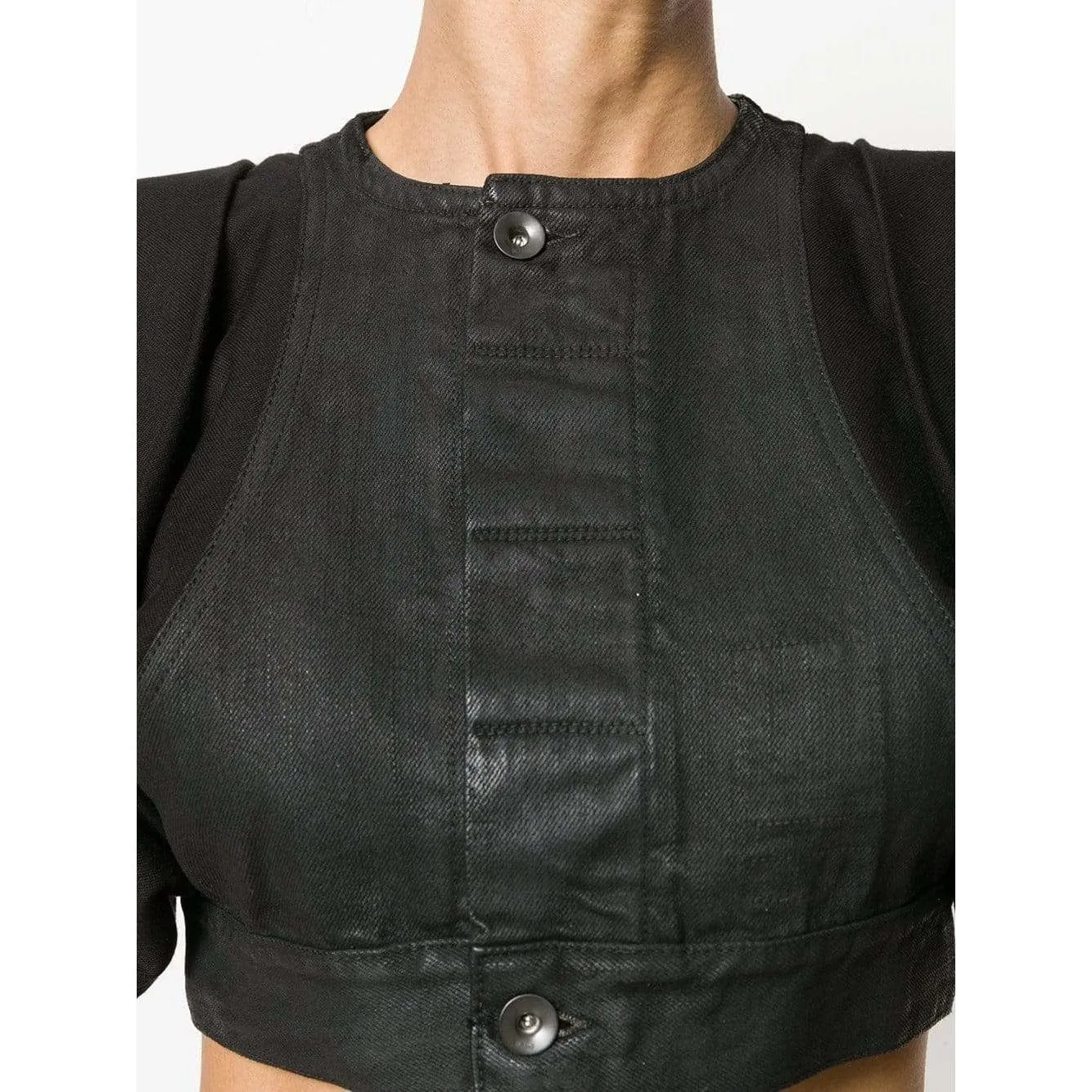Rick Owens DRKSHDW Crop Jacket sold by Anastasia product image thumbnail 4
