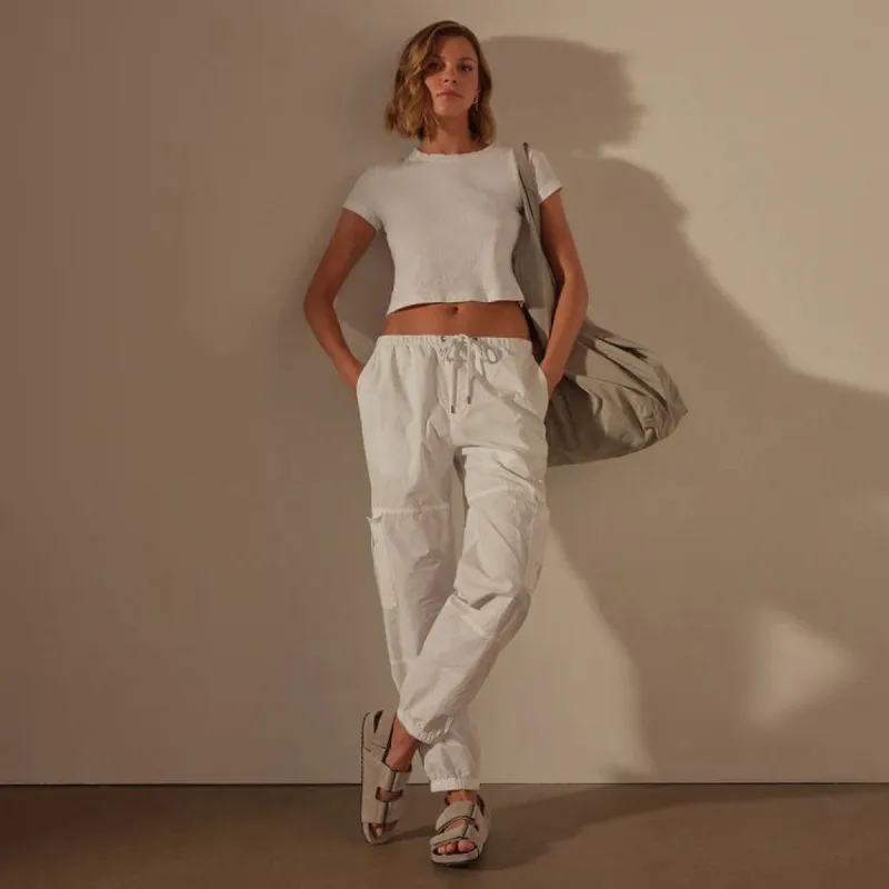 James Perse Stretch Poplin Cargo Pant sold by Anastasia