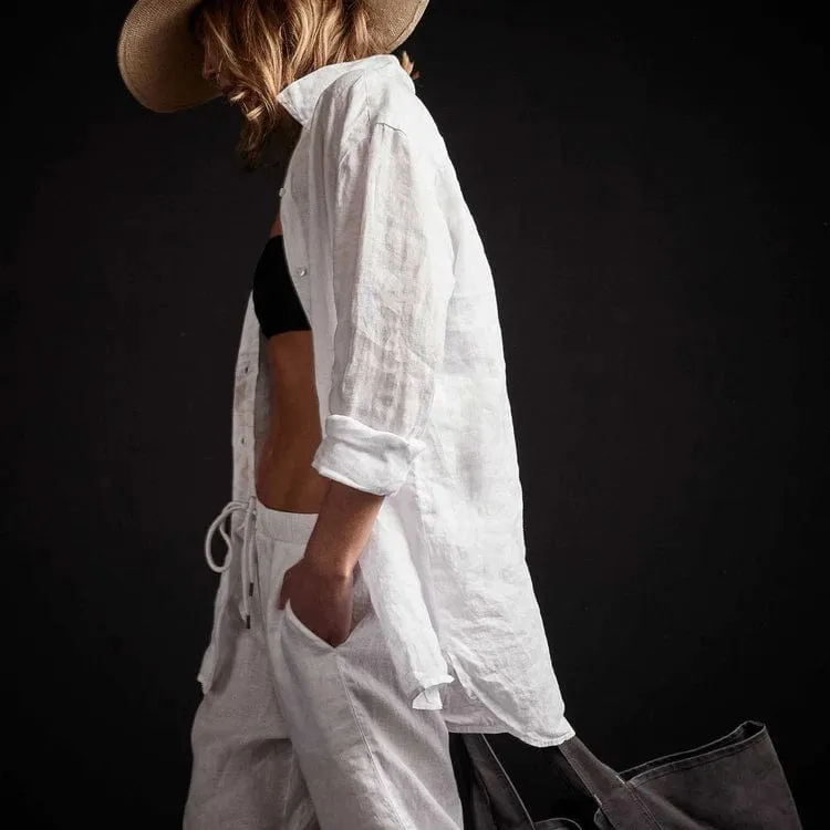 James Perse Lightweight Linen Shirt sold by Anastasia product image thumbnail 2