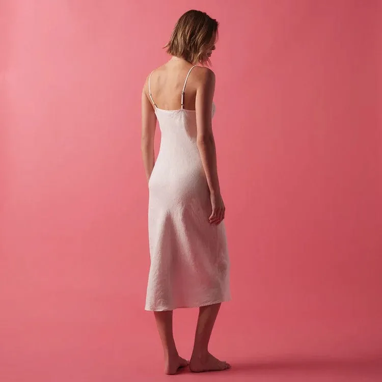 James Perse Linen Cami Dress - Bias Cut Garment Dyed sold by Anastasia product image thumbnail 5