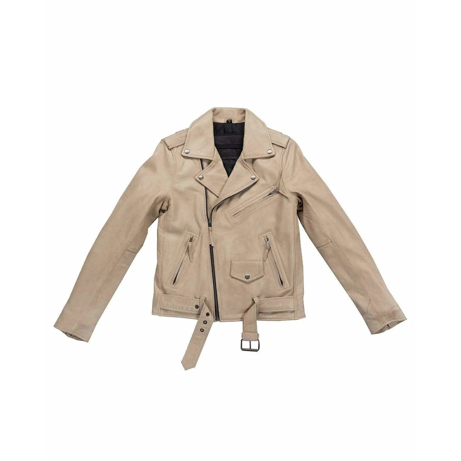 Leather Biker Jacket sold by Anastasia