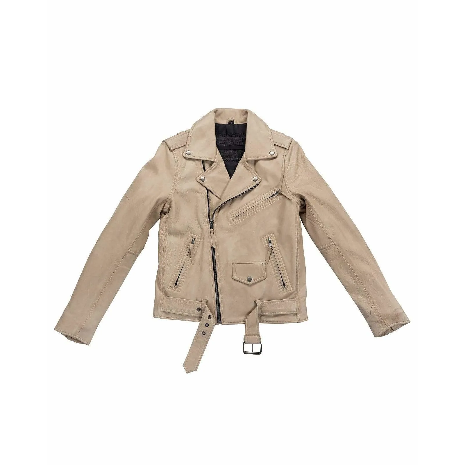 Leather Biker Jacket sold by Anastasia