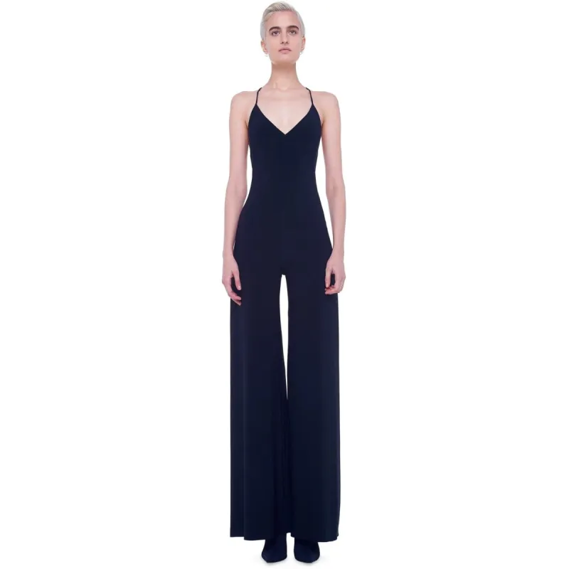 Norma Kamali Low Back Slip Jumpsuit sold by Anastasia