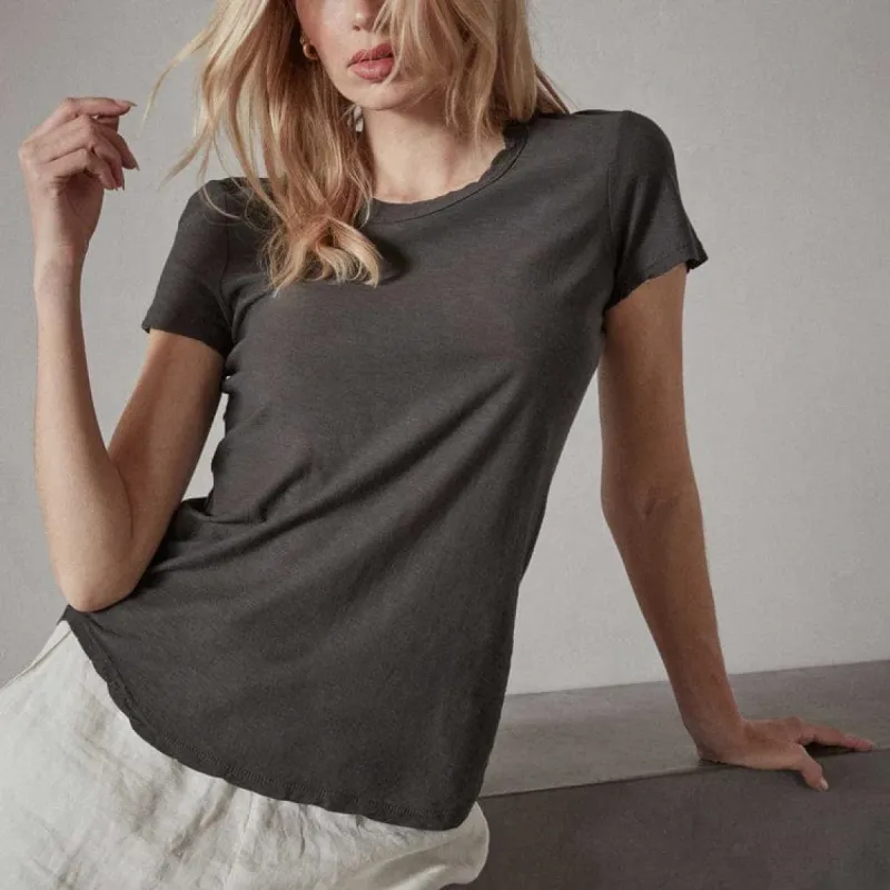 James Perse Sheer Slub Crew Neck Tee sold by Anastasia