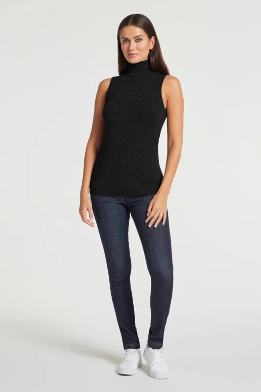 Nicolette Sleeveless Cashmere Top sold by Anatomie