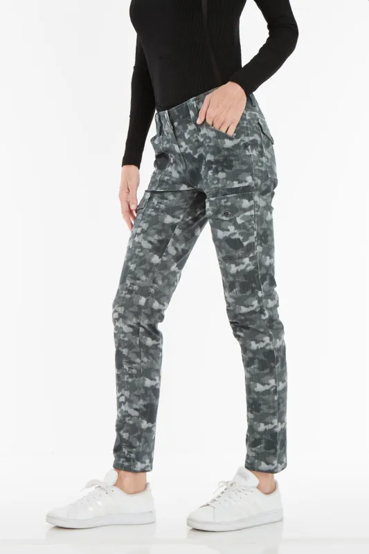 Karo Camo Stretch Cargo Pant sold by Anatomie