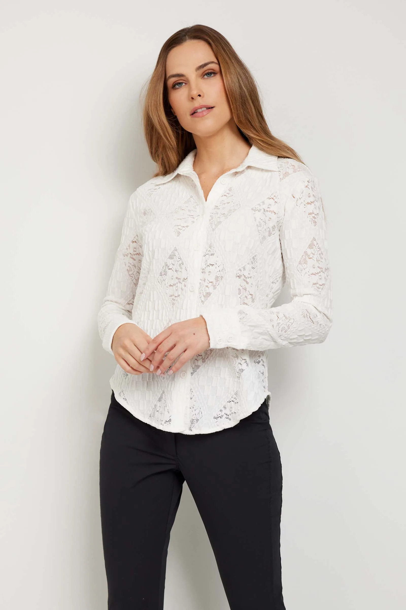 Stretch Lace Taylee Top sold by Anatomie