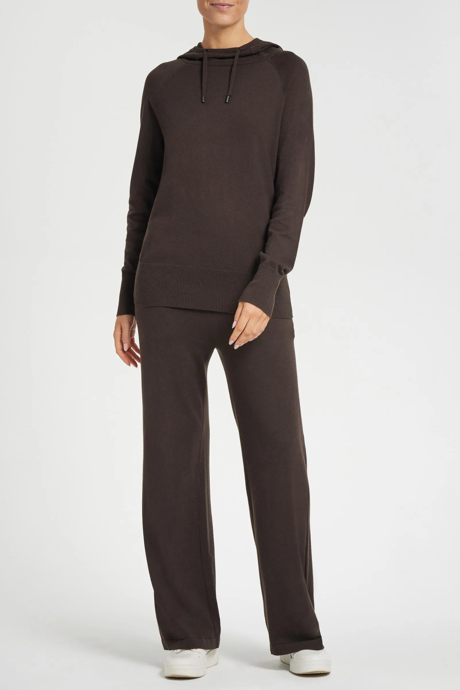 Emery & Catalina Cashmere Set Espresso sold by Anatomie