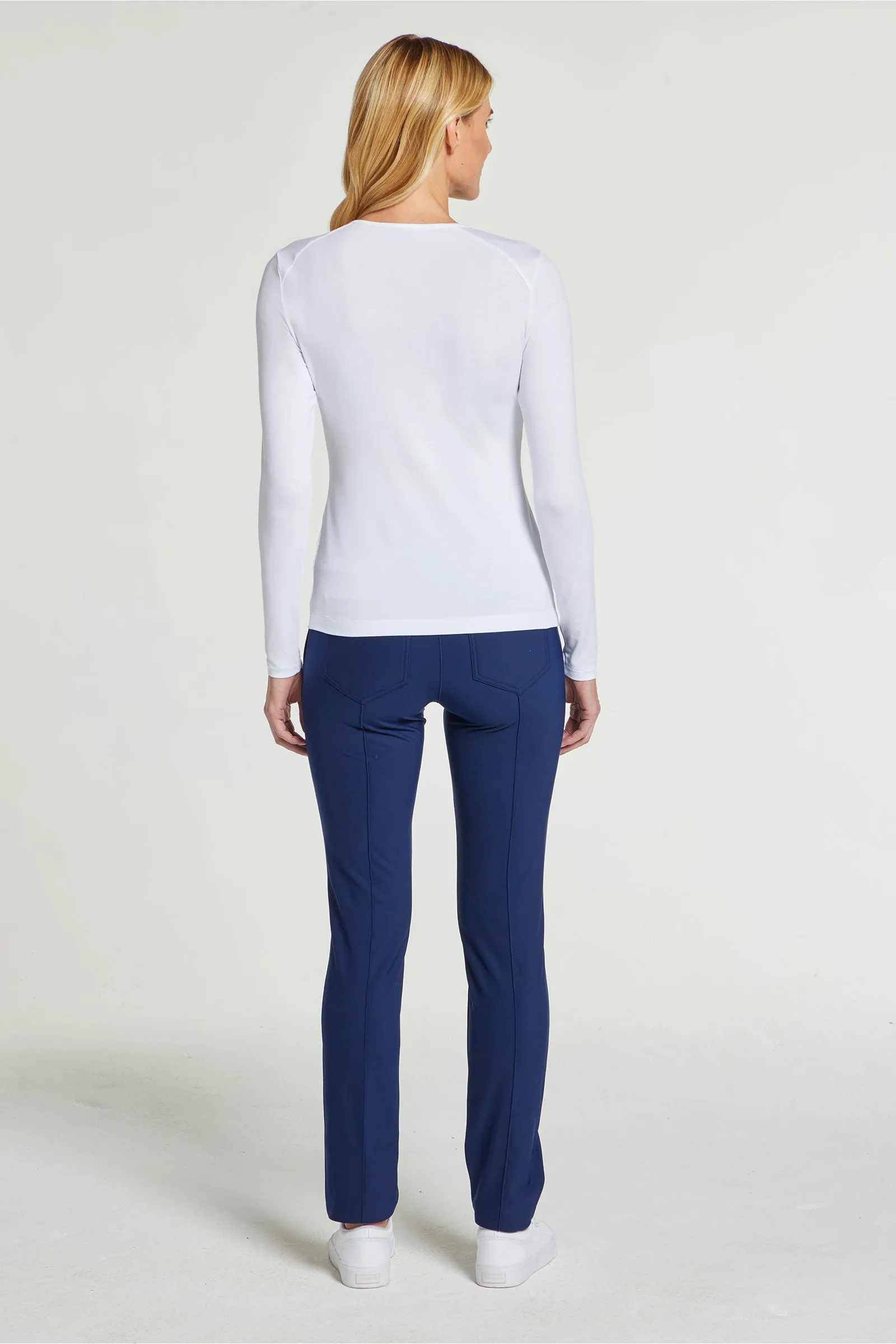 Tony Pima Cotton Long-Sleeve Top sold by Anatomie product image thumbnail 5