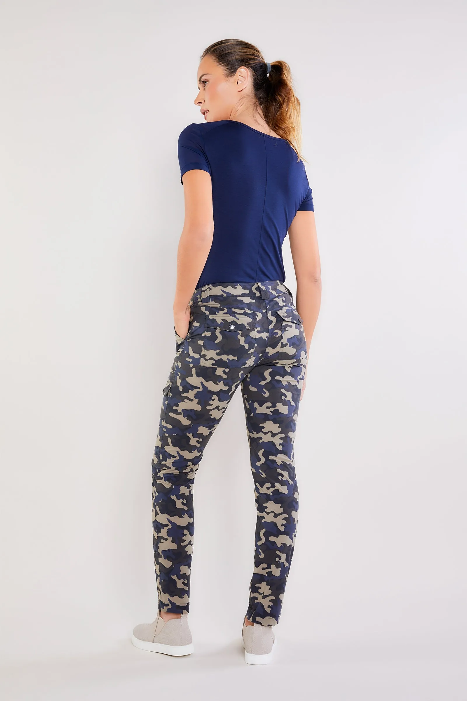 Melissa Mesh-Sleeve T-Shirt in Pima Modal sold by Anatomie product image thumbnail 2