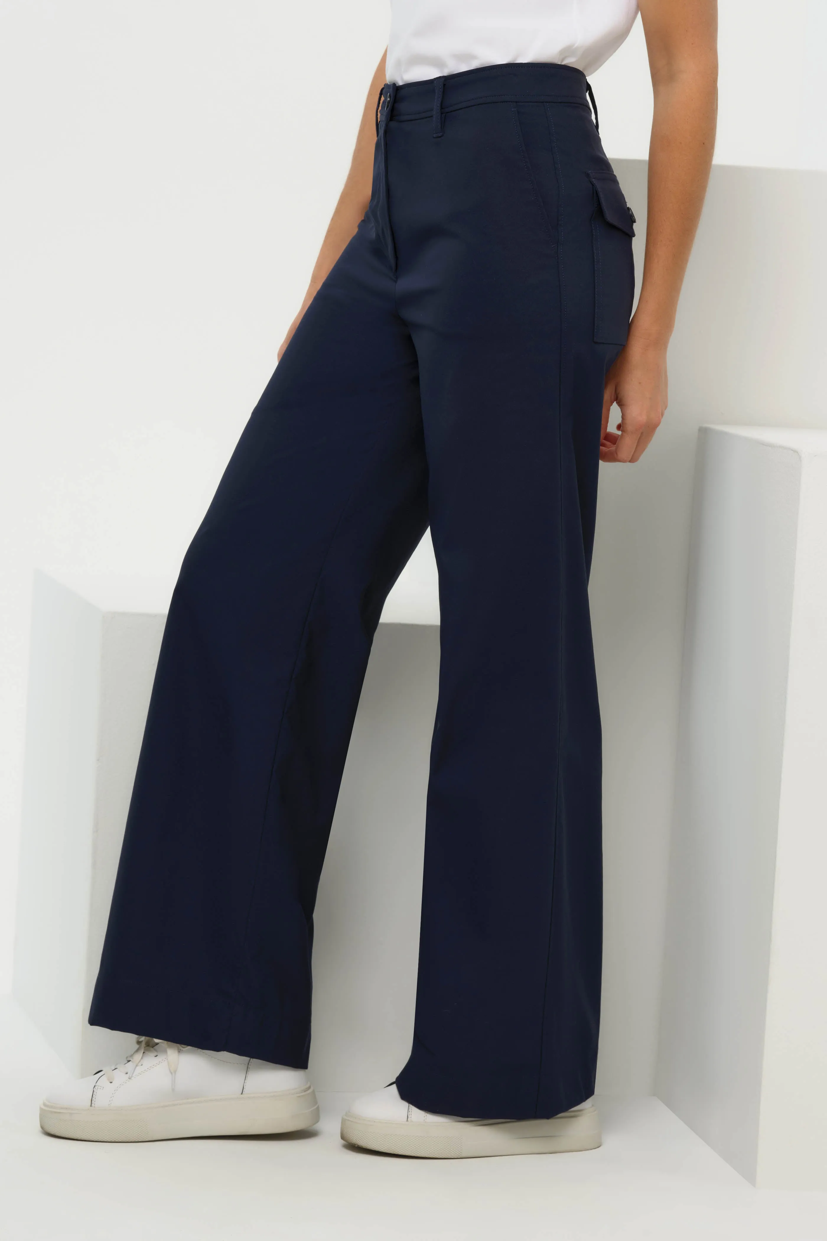 Brooklyn Wide Leg Mid-weight Pant sold by Anatomie product image thumbnail 4