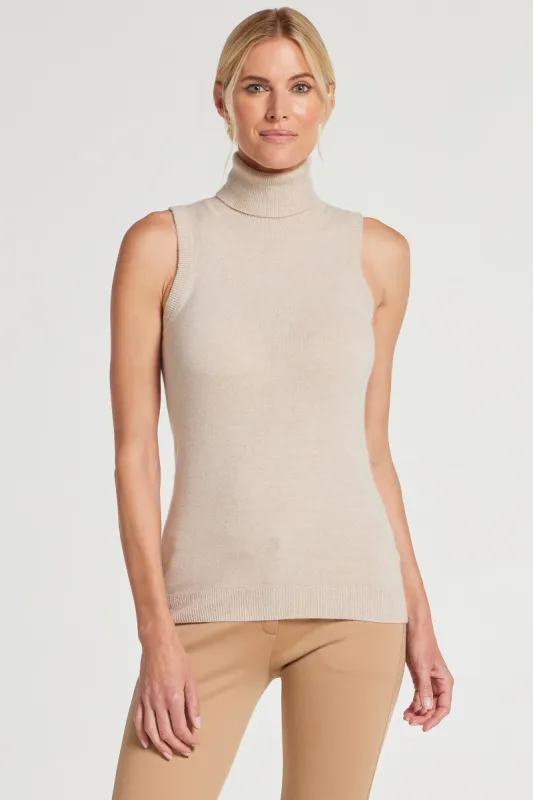 Nicolette Sleeveless Cashmere Top sold by Anatomie