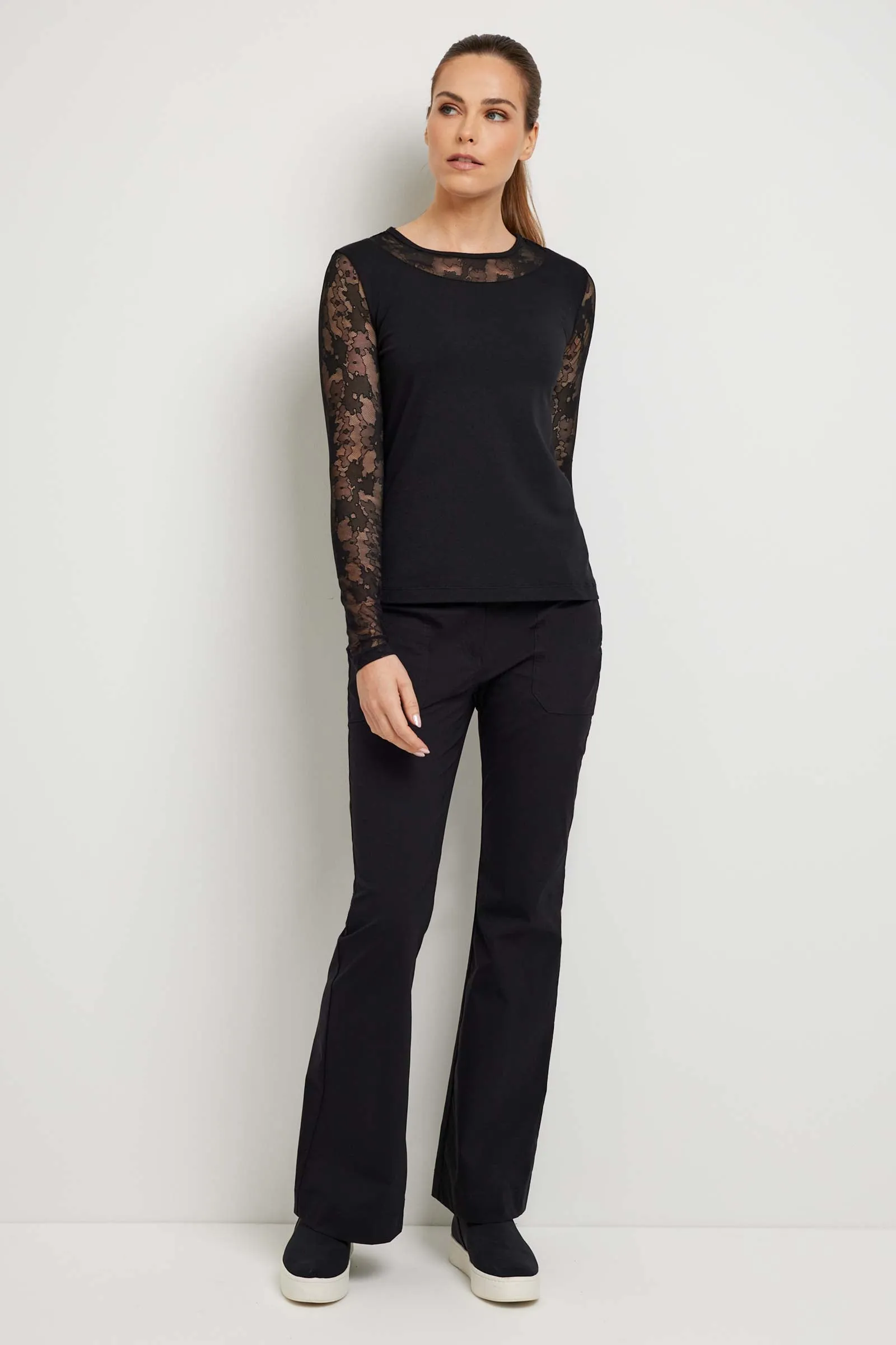 Kim Camo Mesh Top sold by Anatomie product image thumbnail 5