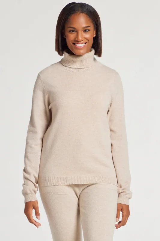 Emily Cashmere Turtleneck Sweater sold by Anatomie