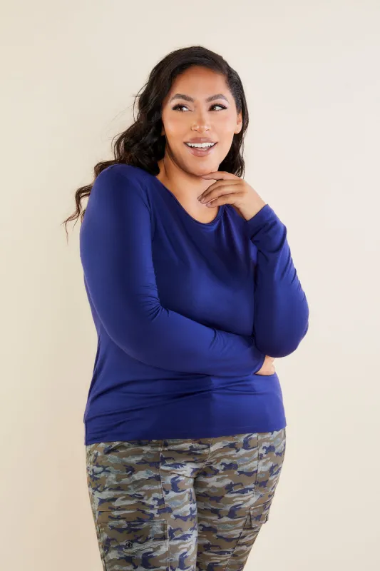 Tony Viscose Long-Sleeve Top sold by Anatomie