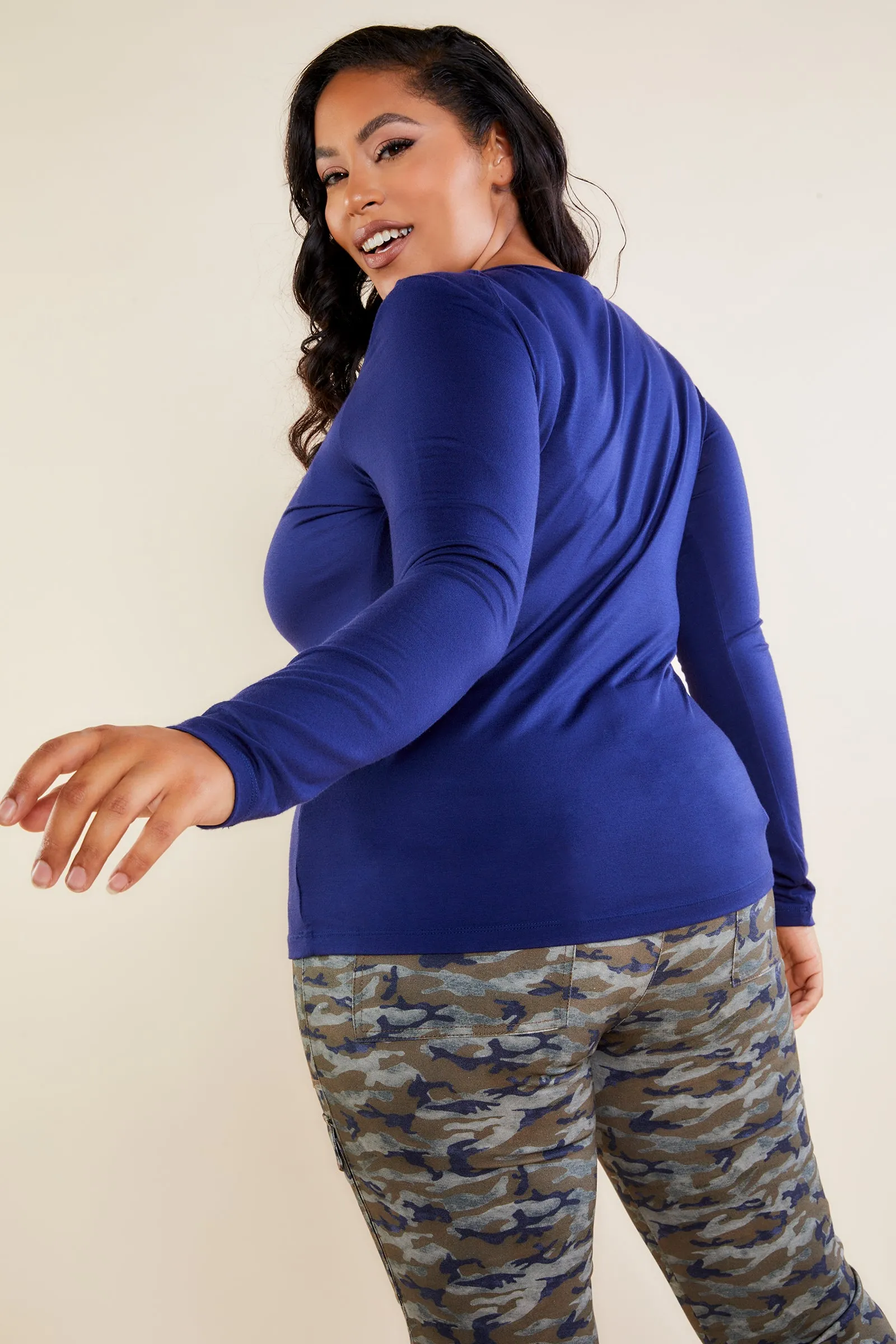 Tony Viscose Long-Sleeve Top sold by Anatomie product image thumbnail 4