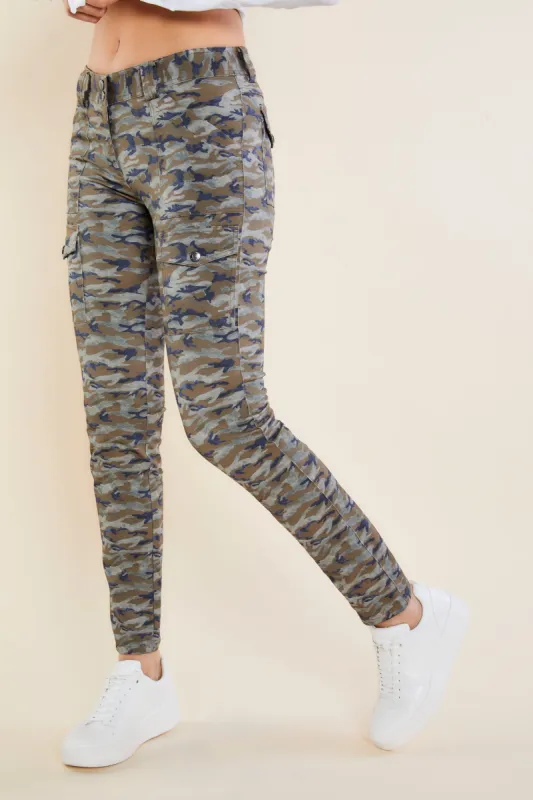 Camo Karo Cargo Pant sold by Anatomie