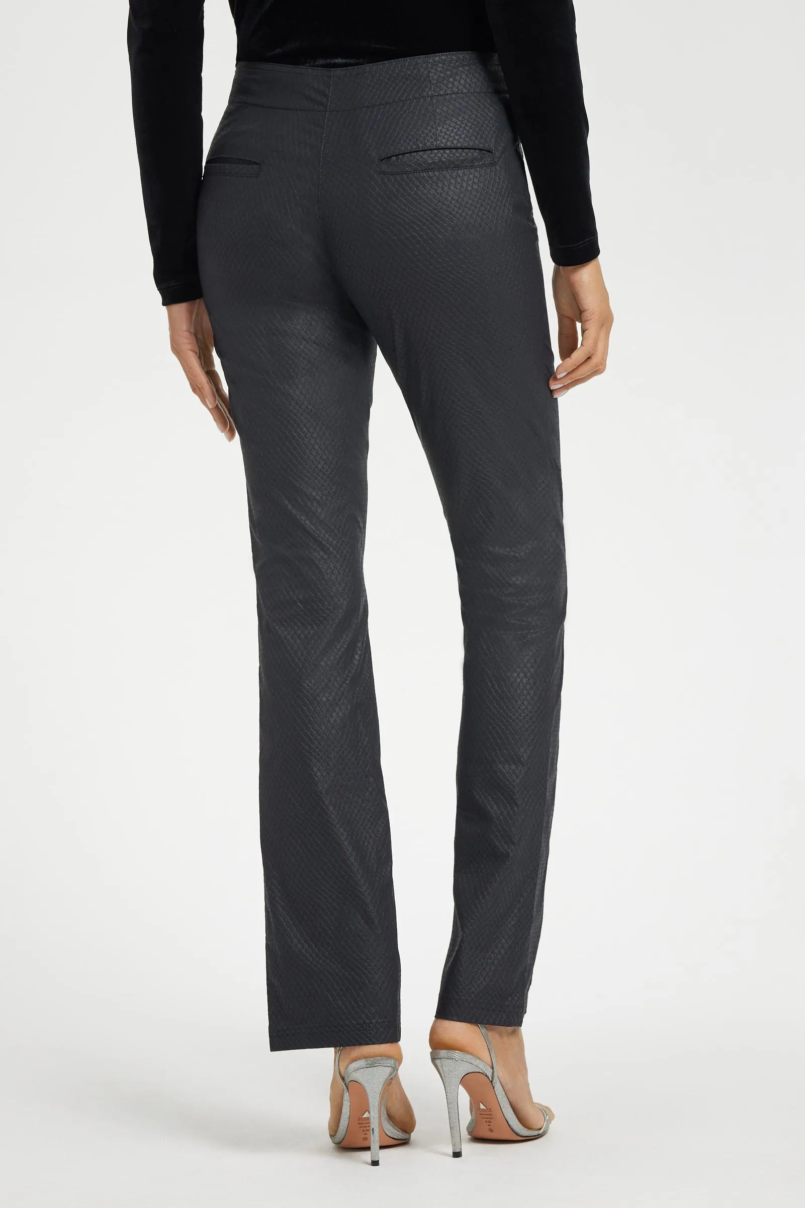 Dominica Snake Embossed Slit Ankle Pant sold by Anatomie product image thumbnail 4