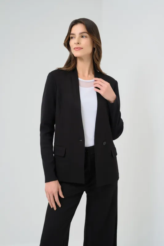Rosalinda Performance Knit Sleeve Blazer sold by Anatomie