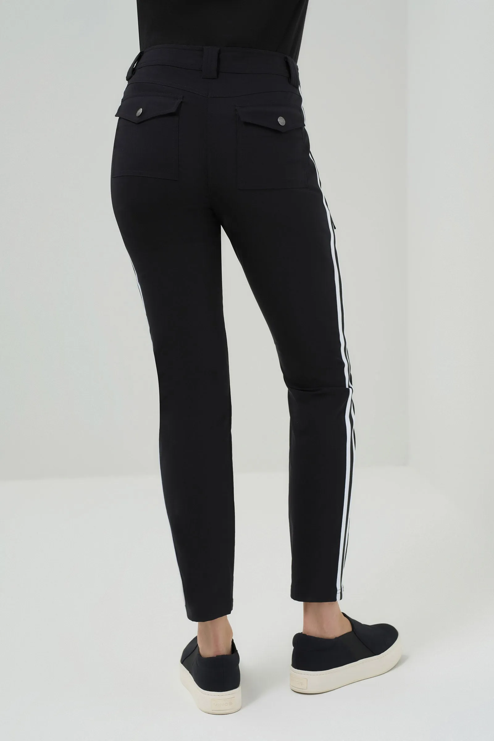 Kate Skinny Cargo Pant with Side Stripes sold by Anatomie product image thumbnail 2