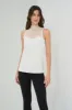 Ellen Sleeveless Mesh Mockneck Top sold by Anatomie